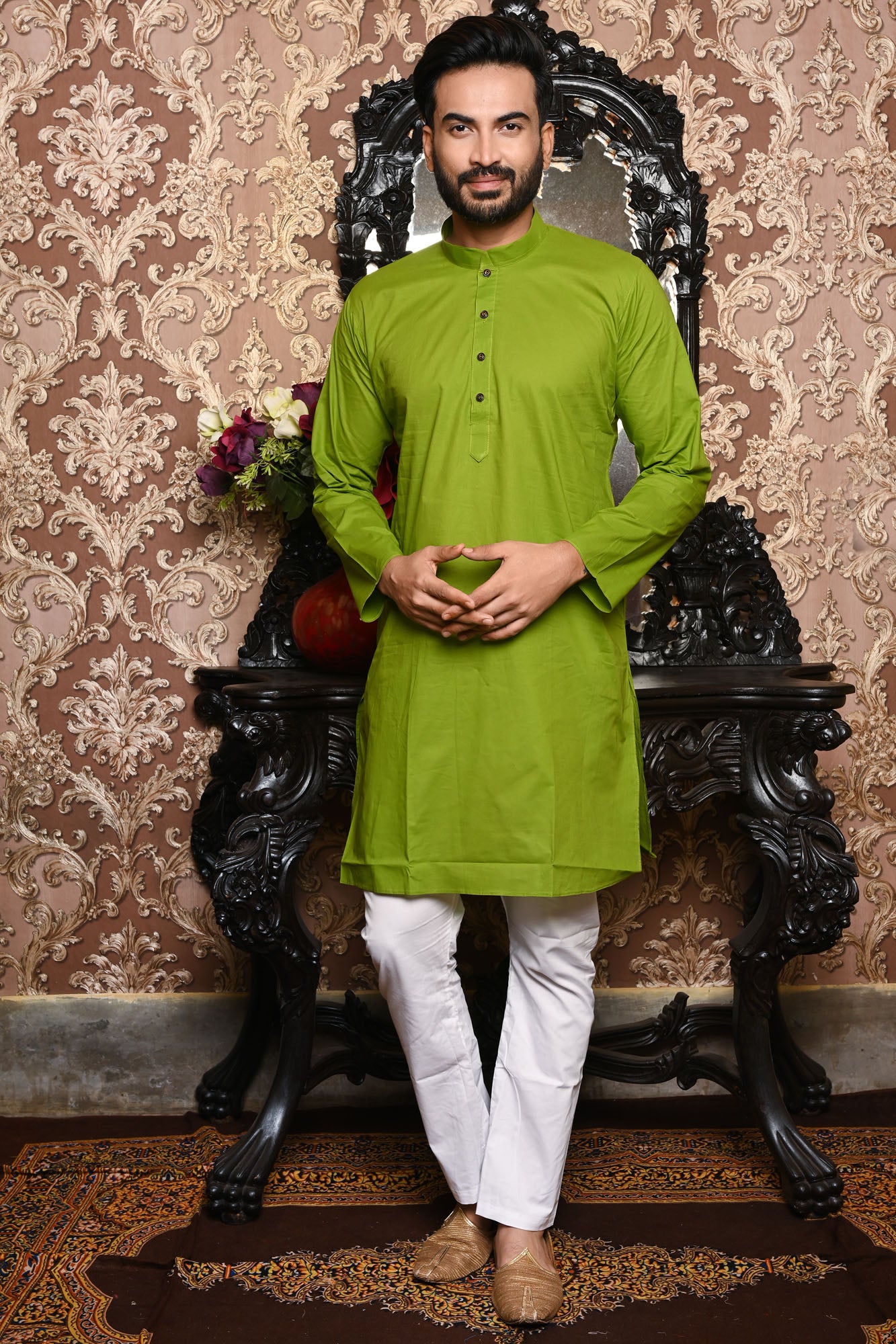 Mehndi Kurta Style for Mens 2024 Pakistan Design