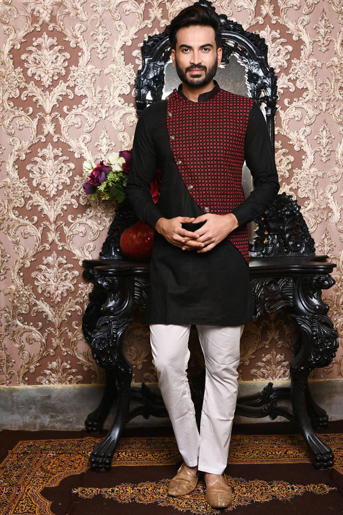 Party wear short kurta best sale