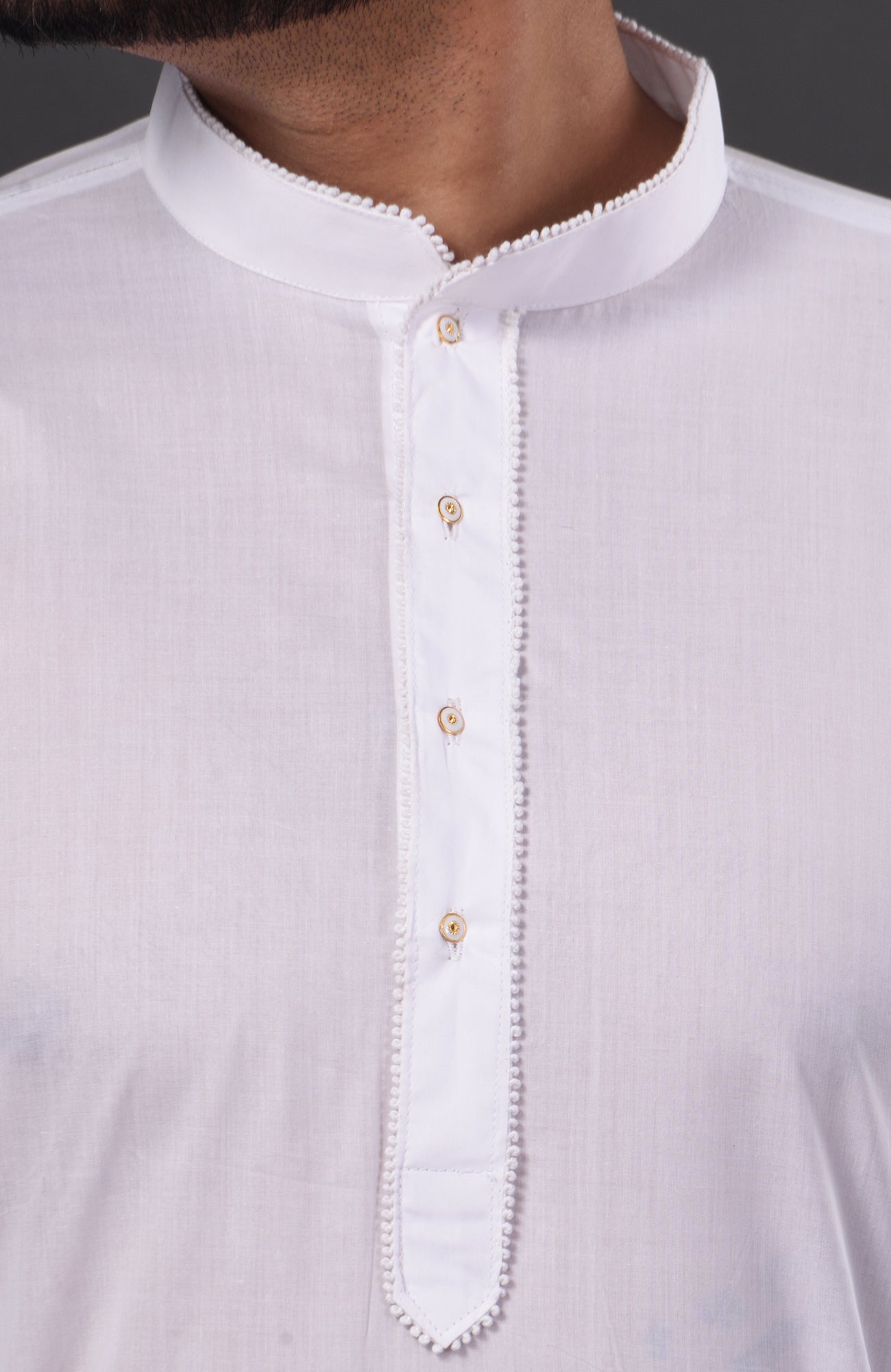 HAMSAFAR Men’s White Cotton Casual Kurta